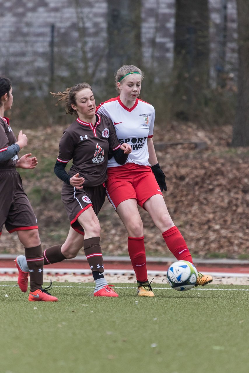 Bild 174 - B-Juniorinnen Walddoerfer - St.Pauli : Ergebnis: 4:1